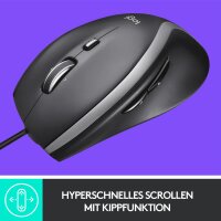 Logitech Maus M500s - Schwarz